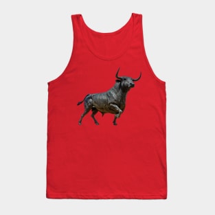 Prancing Bull Statue Tank Top